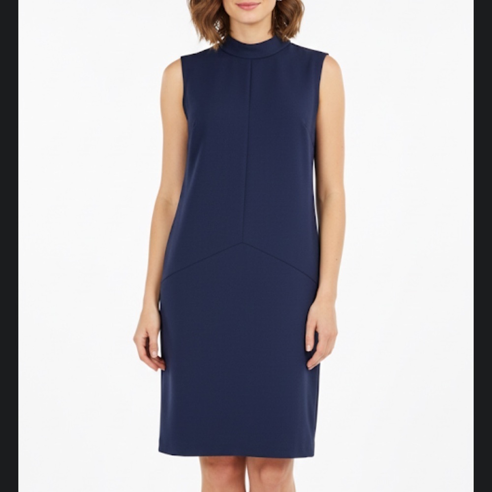 Cremieux Navy Sleeveless Dress size medium